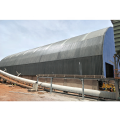 Gran amplio espacio de acero marco estructura del techo clinker almacenamiento de carbón almacén de carbón